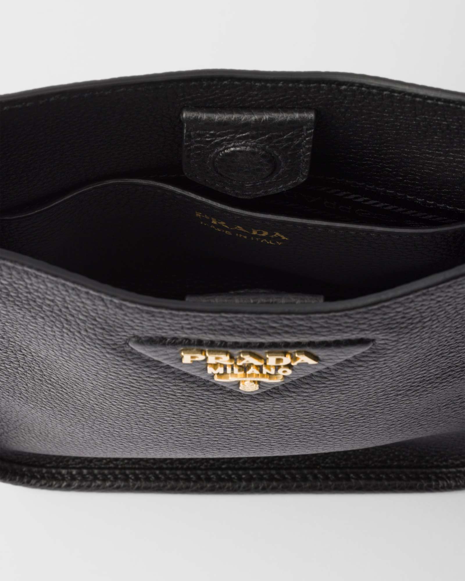 Prada 'hobo' Small Crossbody Bag In Black