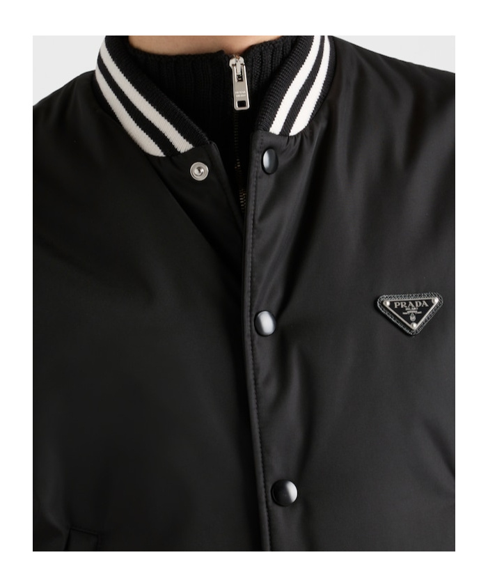 Prada Re-nylon Vest In Black