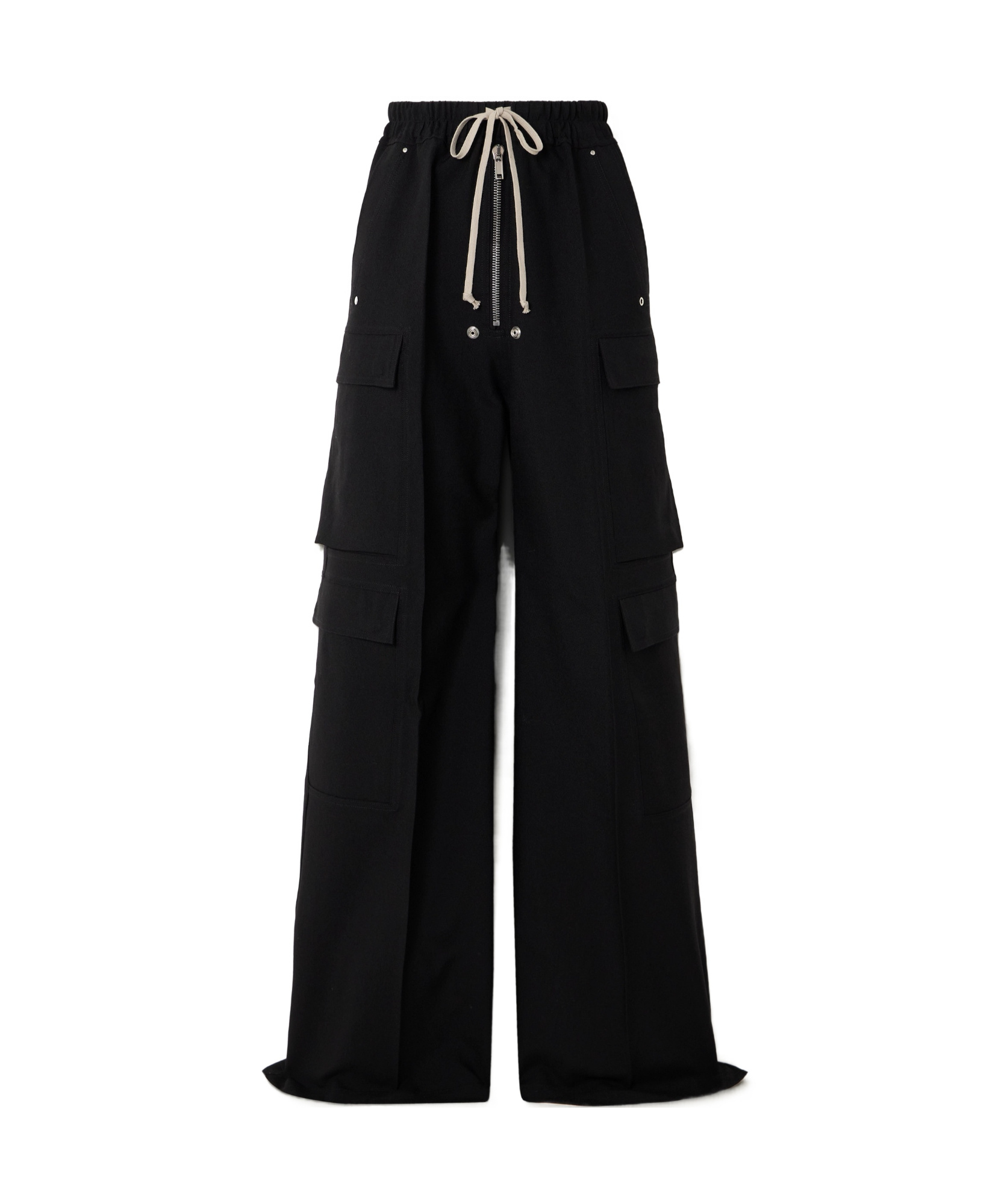 Rick Owens Cargobelas Wide-leg Trousers In Black