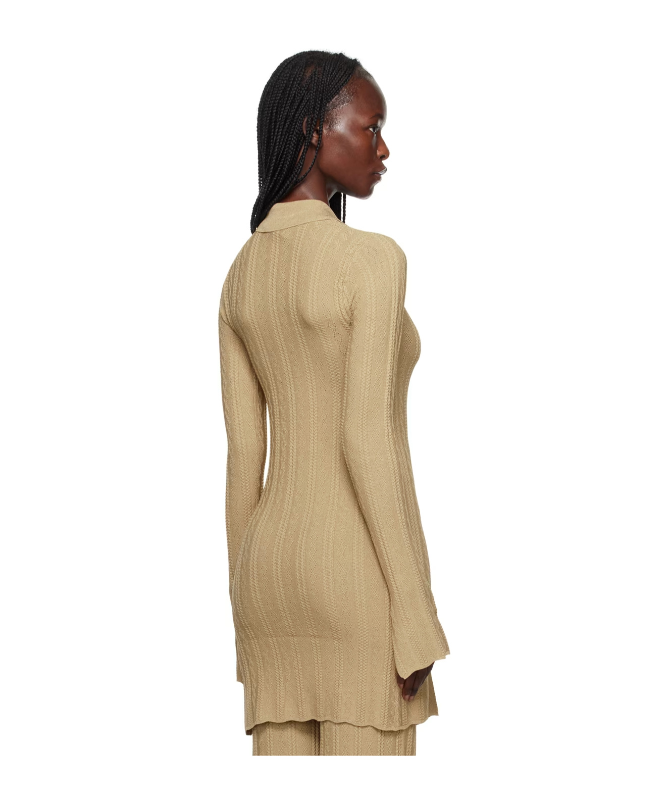 Remain Birger Christensen Button-down Cardigan In Nude