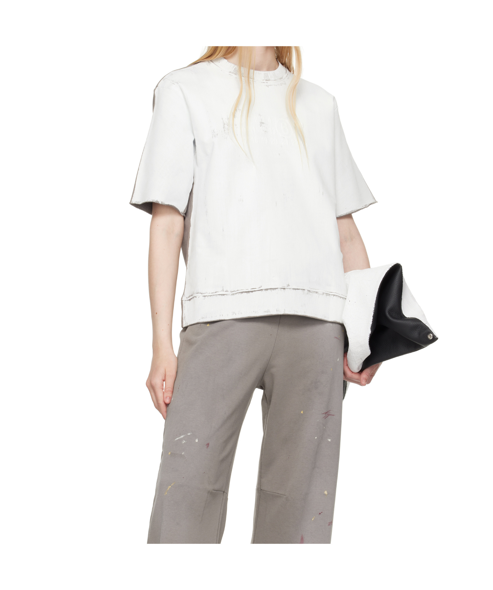 Shop Mm6 Maison Margiela Light Sweat Sweatshirt