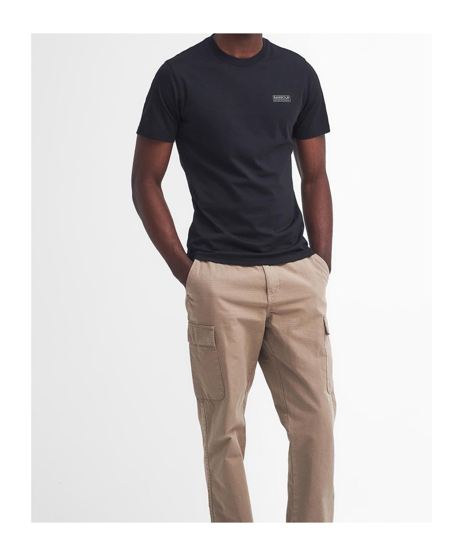 Barbour Short-sleeved T-shirt In Black