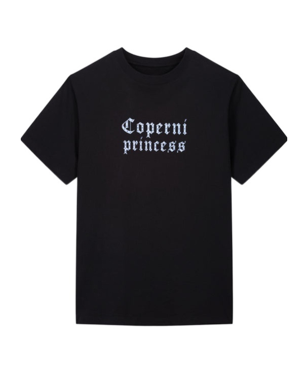 Coperni Disney Collaboration Princess Boxy T-shirt In Black