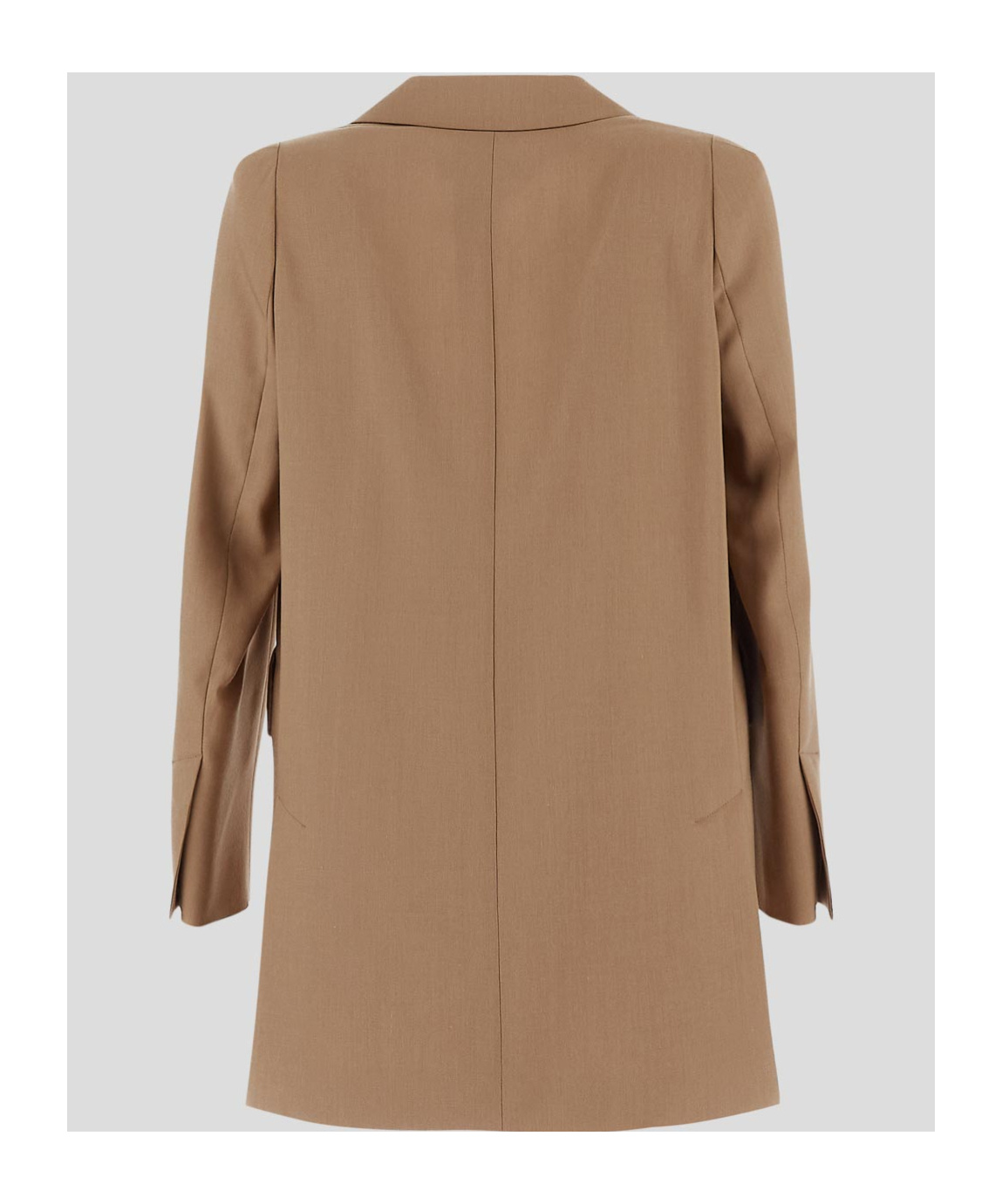 Max Mara Tailored Jackets With Notched Lapel And Flap Pockets In Brown