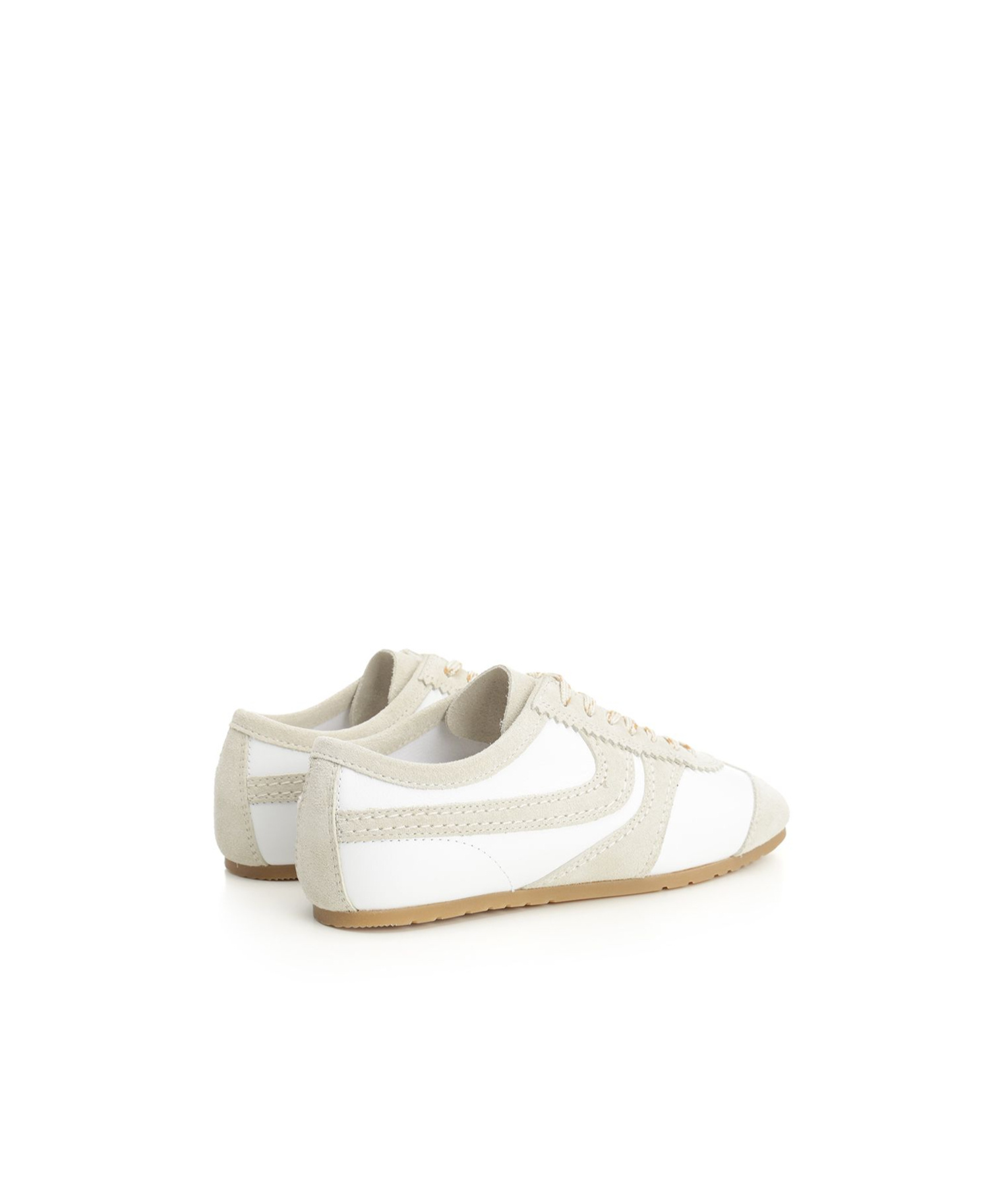 Dries Van Noten Suede-panelled Sneakers In Gray