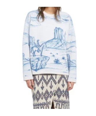 Alanui Silent Rider Wool Sweater