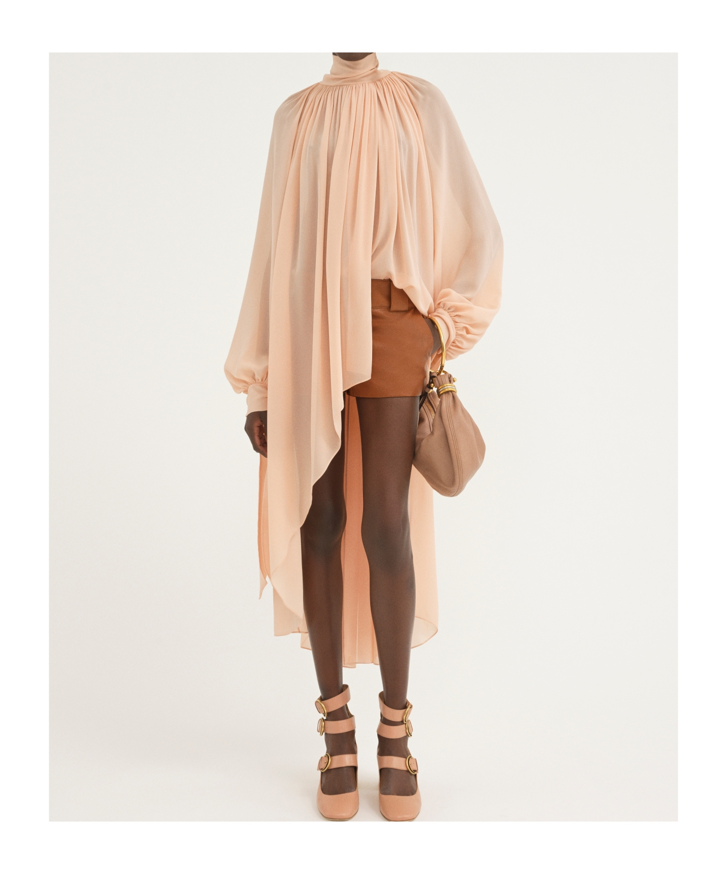 CHLOÉ GEORGETTE SILK BLOUSE