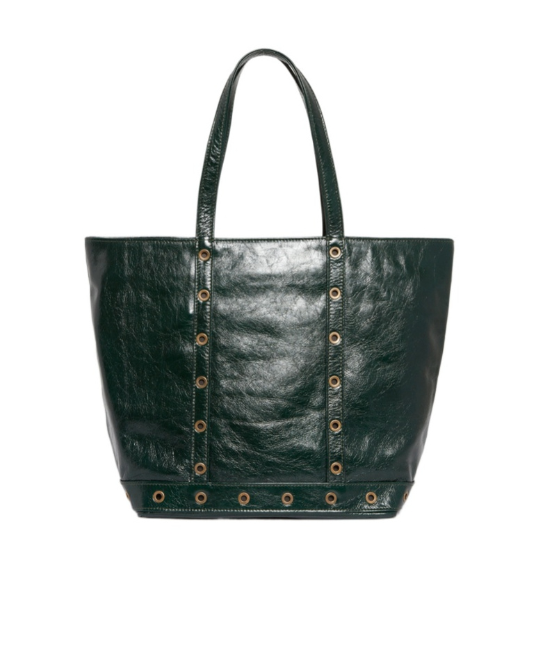 Vanessa Bruno Double Handle Shoulder Bag In Black
