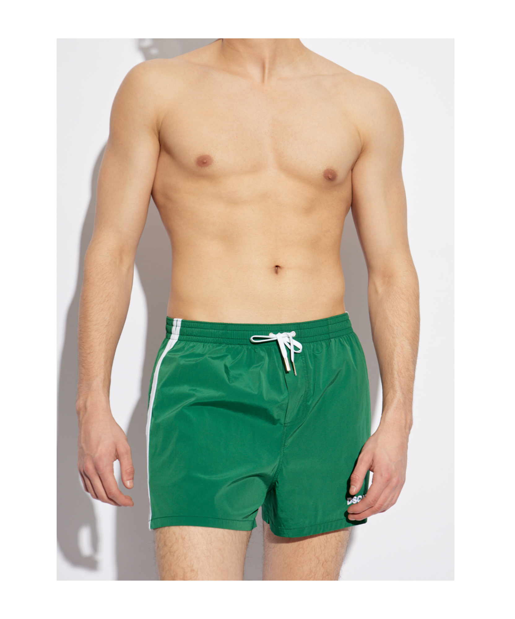 DSQUARED2 DSQUARED2 LOGO-EMBROIDERED DRAWSTRING SWIM SHORTS