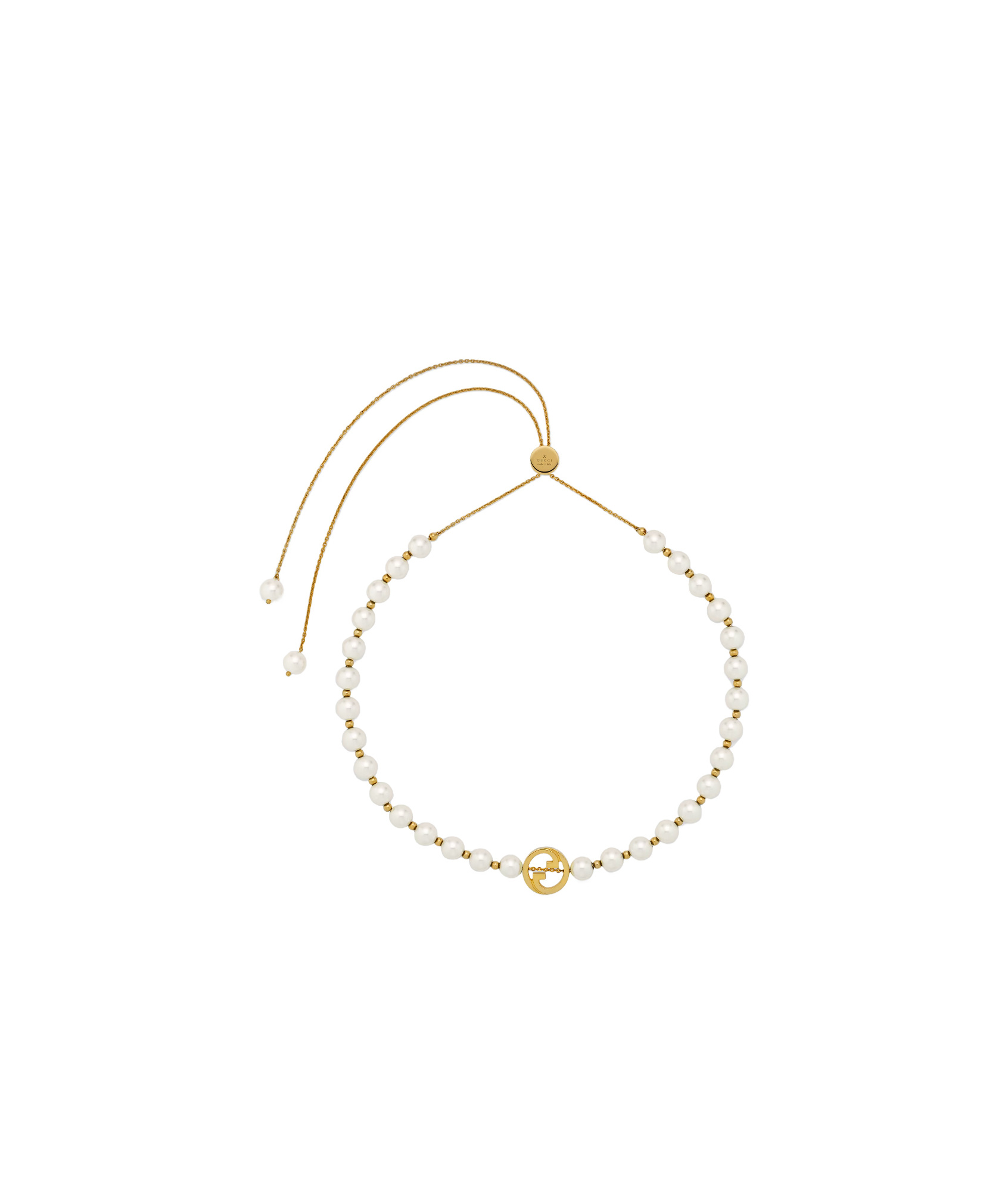 Gucci Interlocking Pearl Necklace