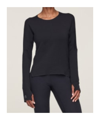 Y-3 Running Long-sleeved T-shirt In Black
