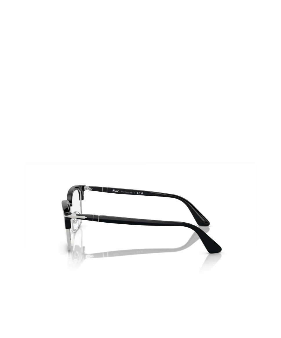 Persol Geometric Frame Plain Mirror In Black