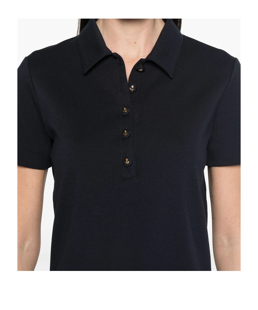 Thom Browne Cotton Short-sleeve Polo Top