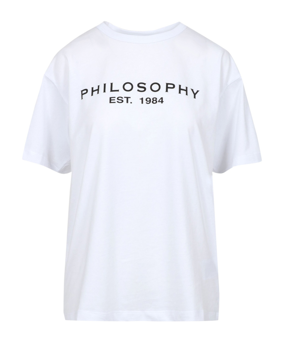 Philosophy Di Lorenzo Serafini Lettering Print T-shirt In White