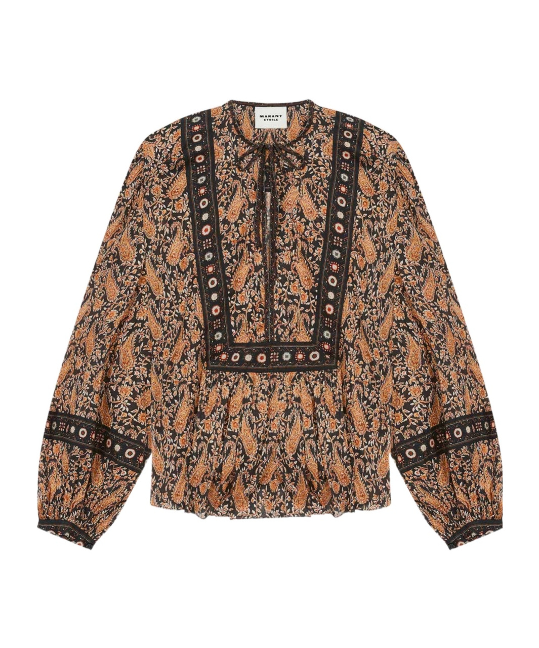 Isabel Marant Étoile Pattern Brown Blouse In Brown