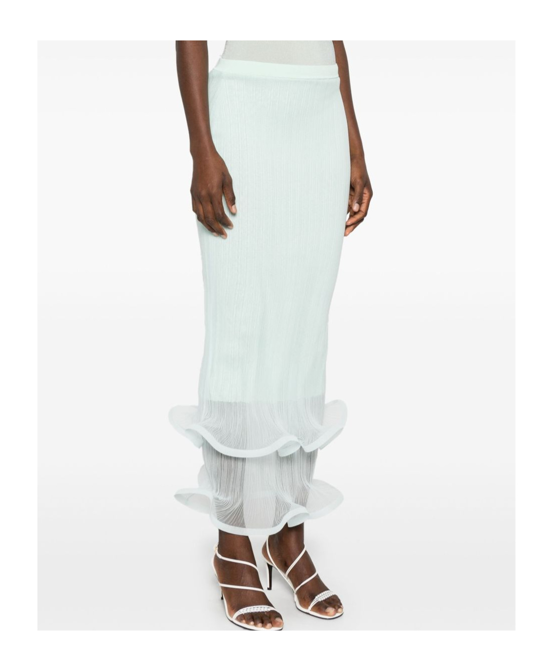 JONATHAN SIMKHAI ELASTIC WAIST SKIRT