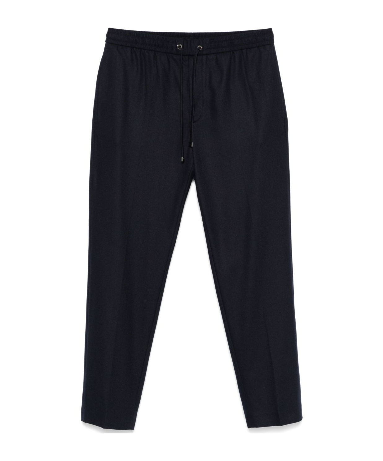 Moncler Navy Drawstring Track Pants In Blue