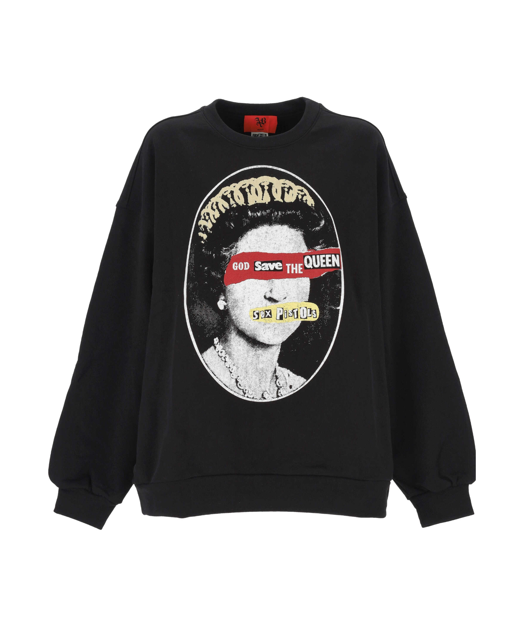 Aniye By Round Neck Long-sleeved Sweatshirt In Black