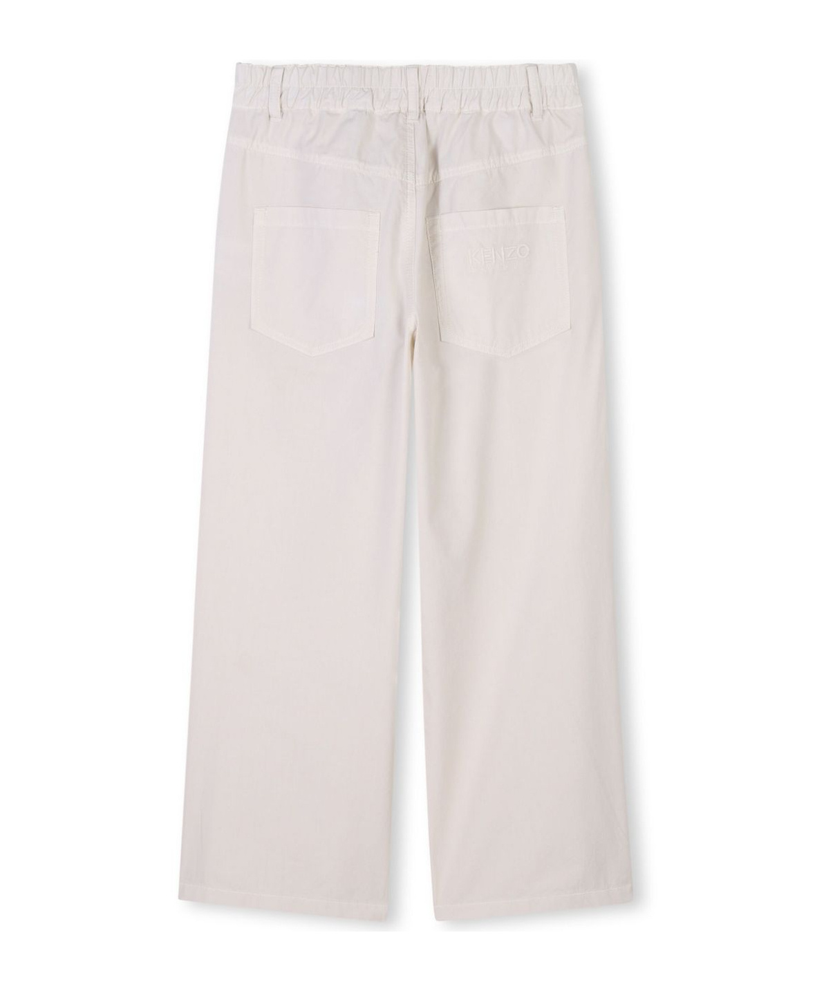 Kenzo Wide-leg Trousers In White