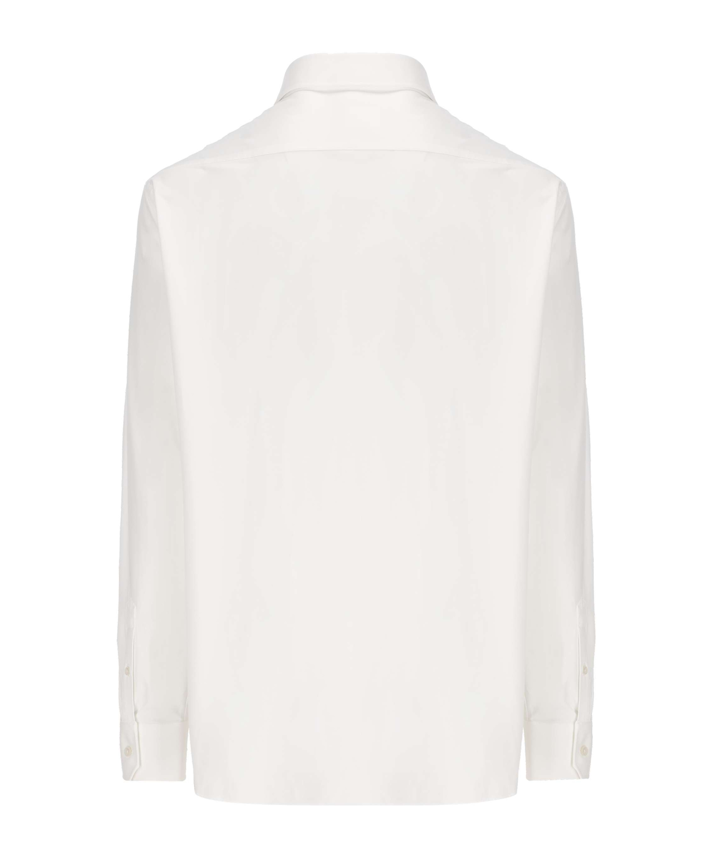 Xacus Spread-collar Shirt In White