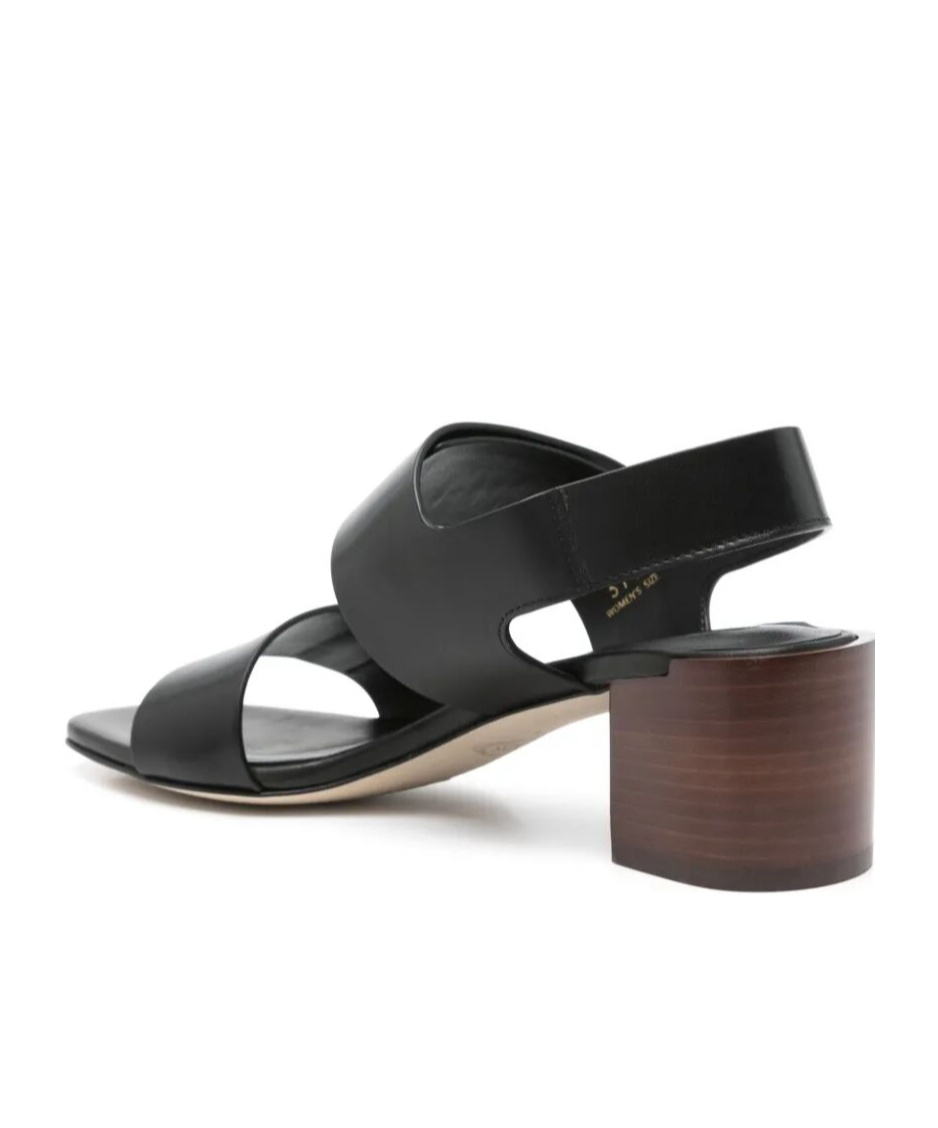 Tod's Double-strap High-heeled Sandals In Black