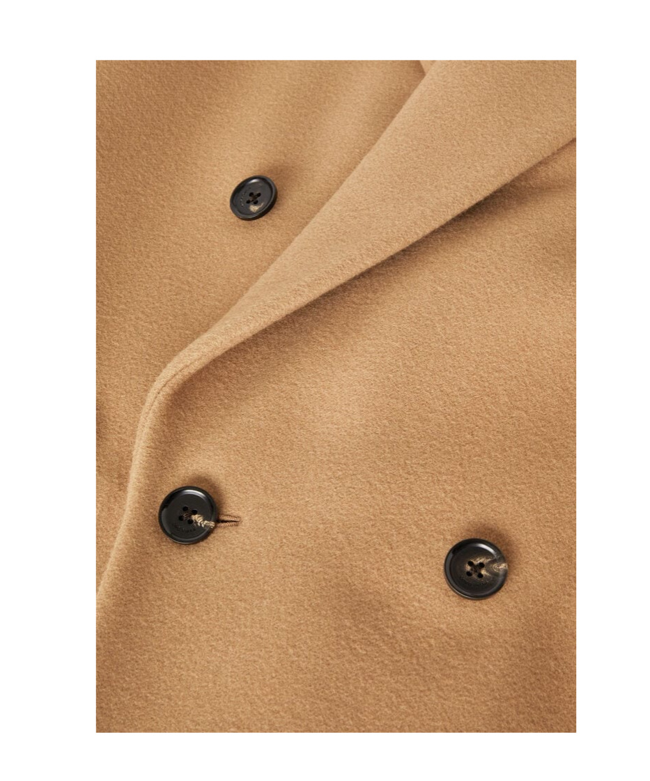 Loro Piana Long-sleeved Coat In Light Brown