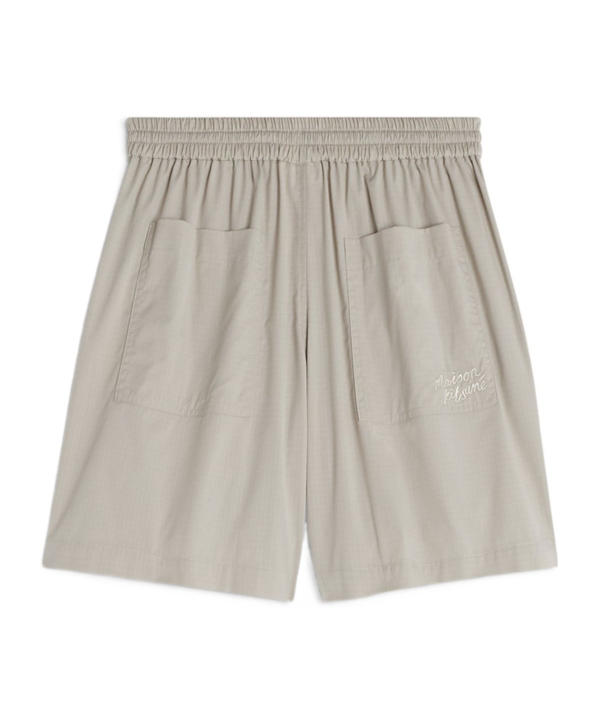 Maison Kitsuné Elasticated Shorts In Truffle Color