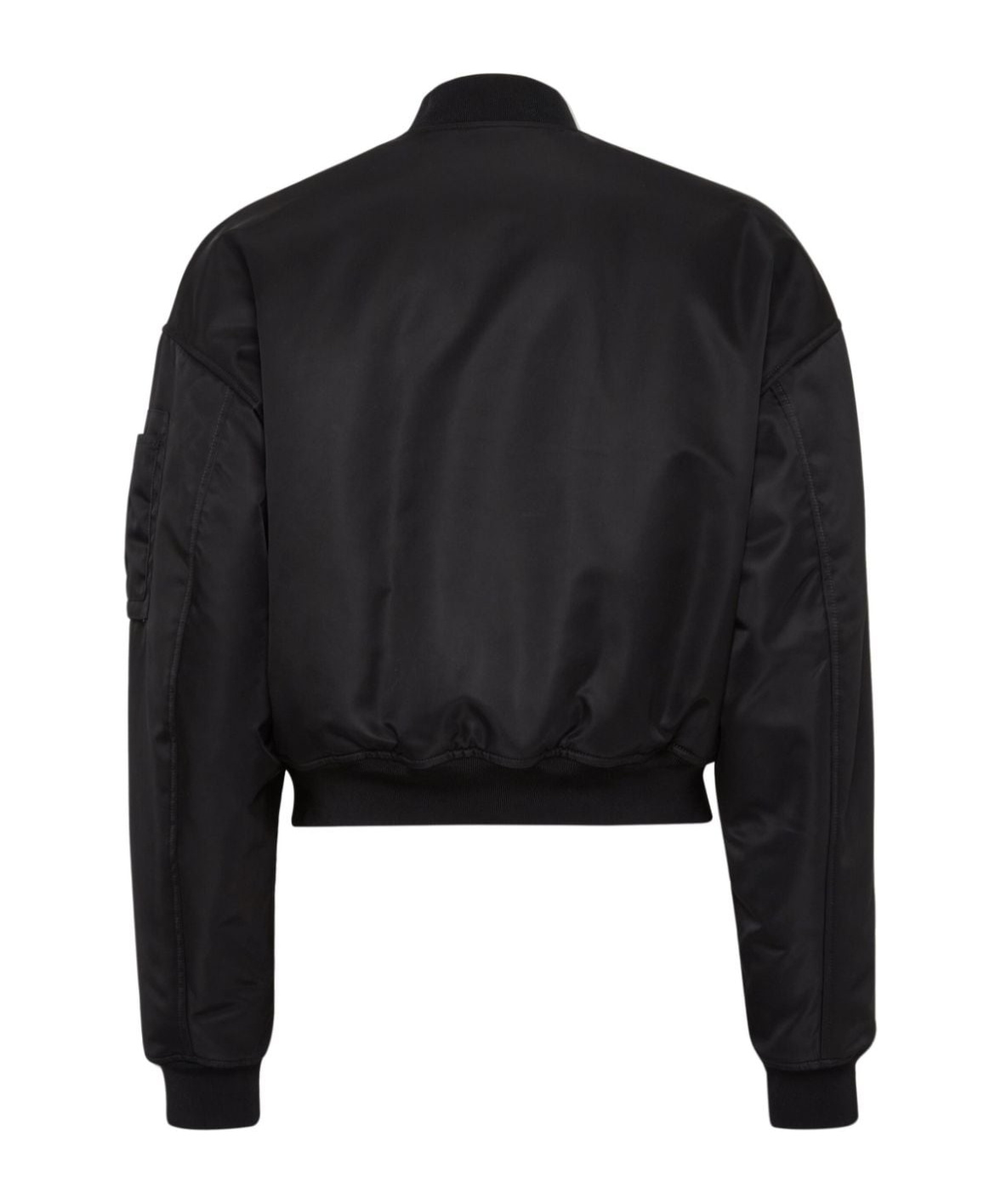 Shop Dsquared2 Cropped Bomber Jacket In Black