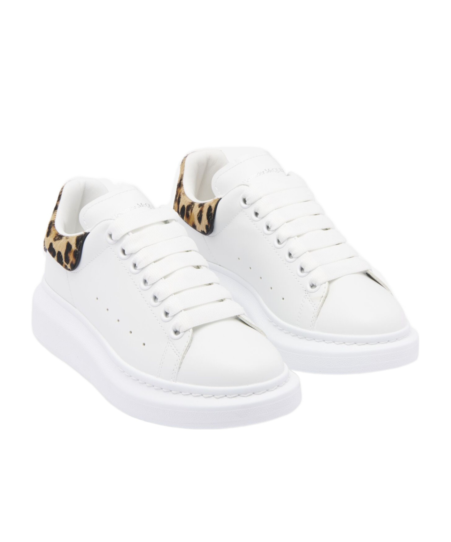 ALEXANDER MCQUEEN OVERSIZED LEATHER SNEAKERS 