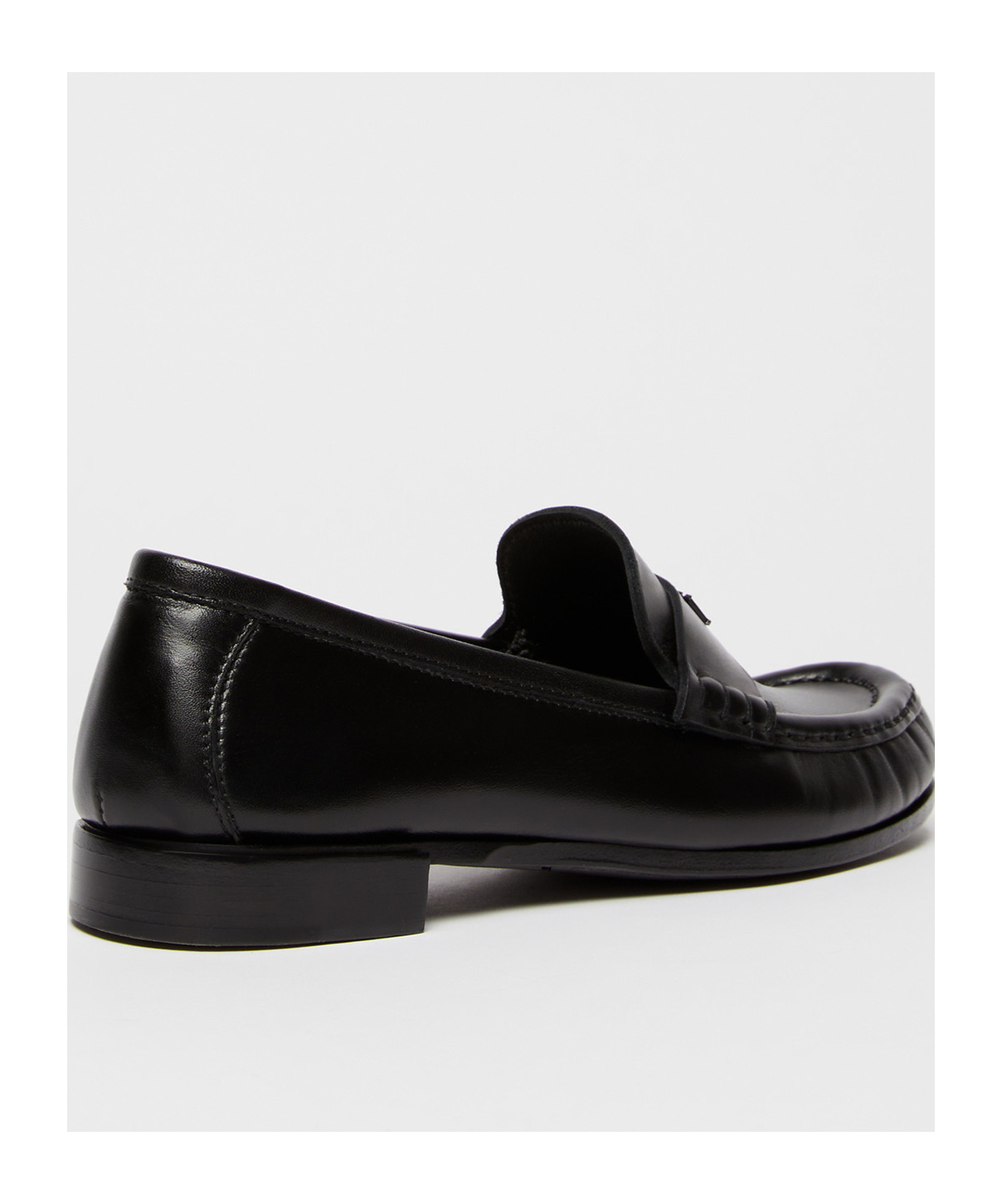 Max Mara 20mm Mm Leather Loafers In Black