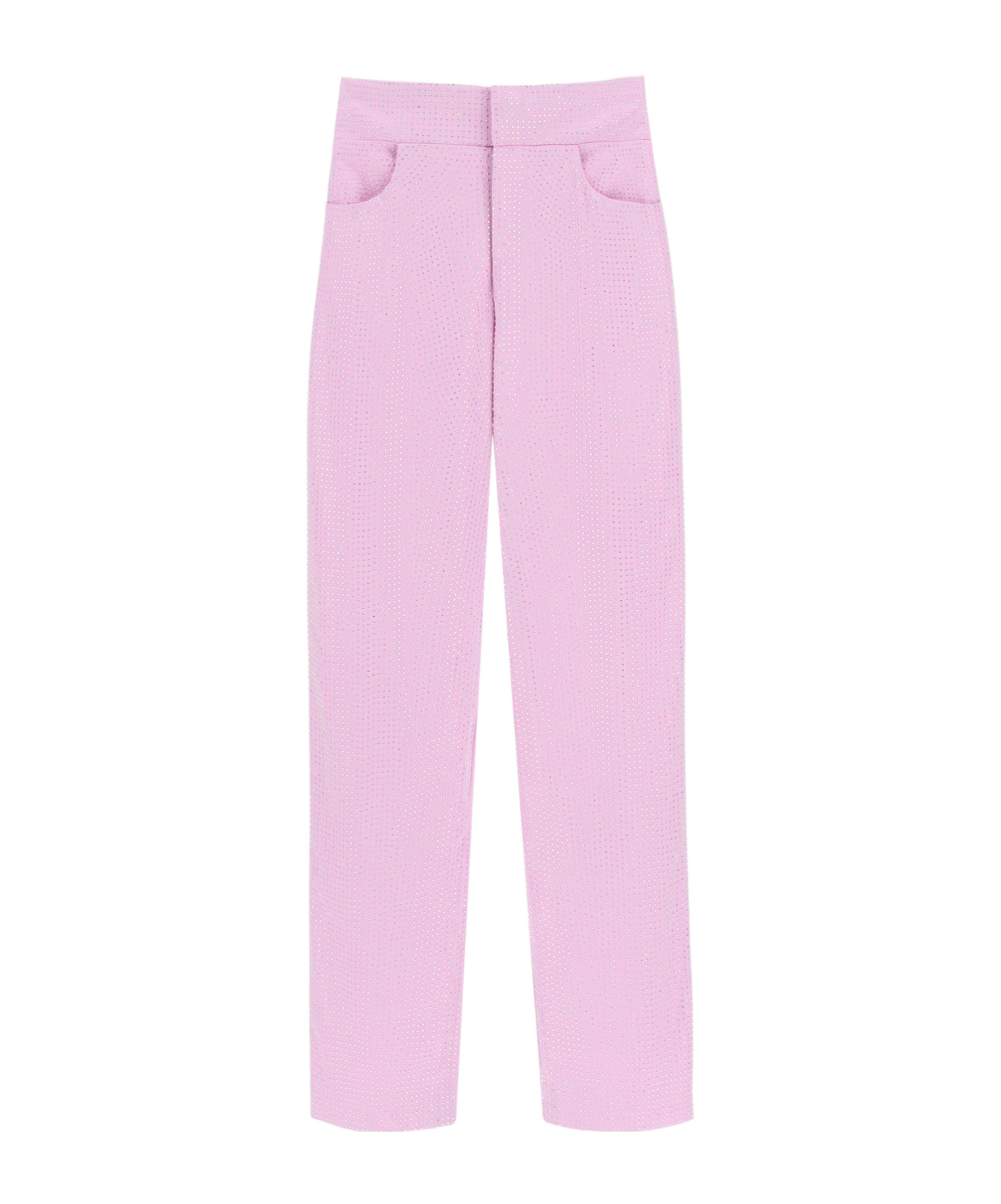 Giuseppe Di Morabito Embellished Tailored Trousers In Pink