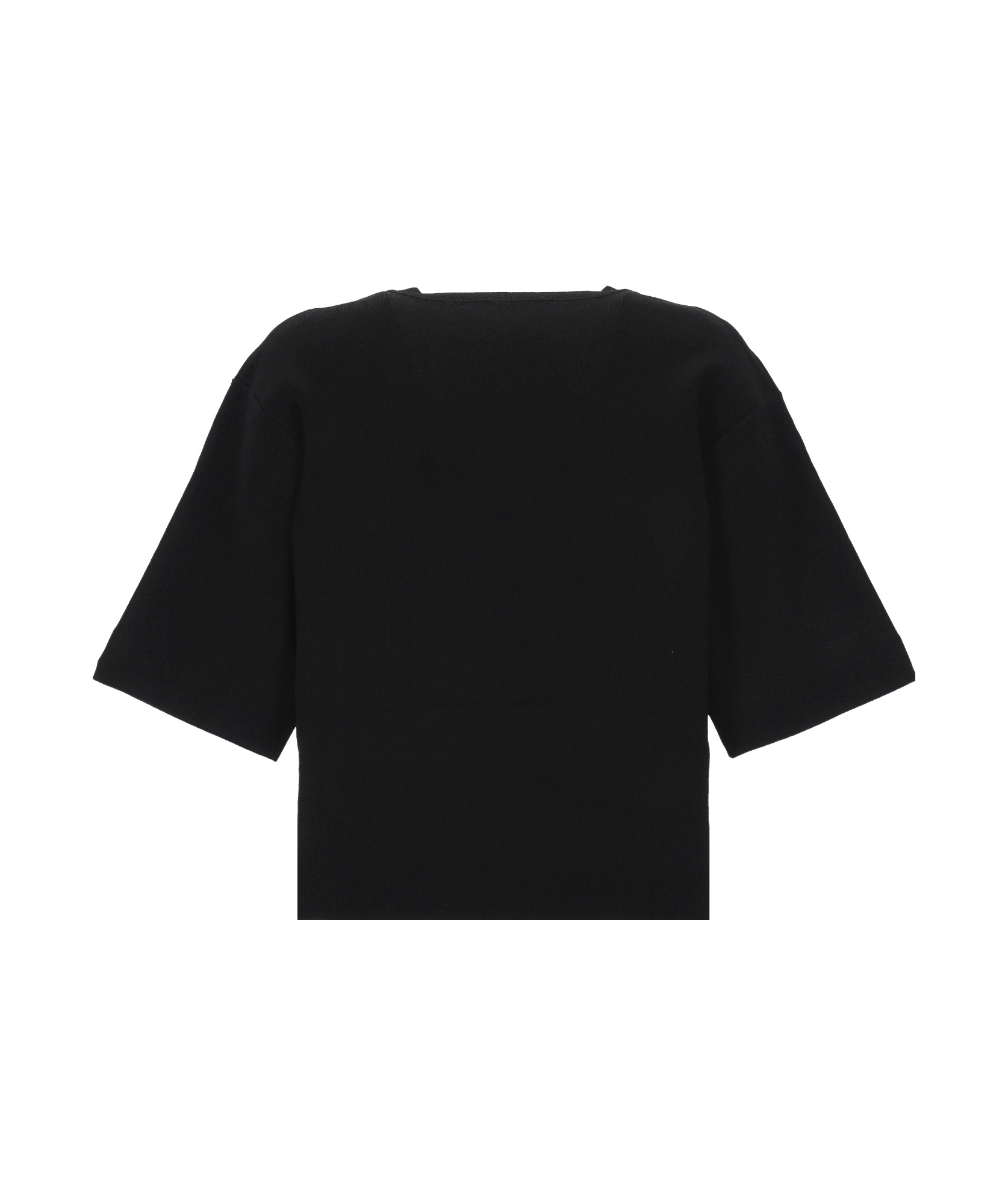 Yves Salomon Short-sleeved T-shirt In Black