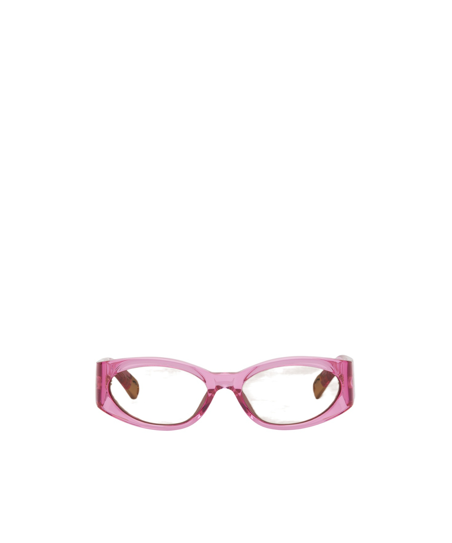 Jacquemus Oval Frame Sunglasses In Pink