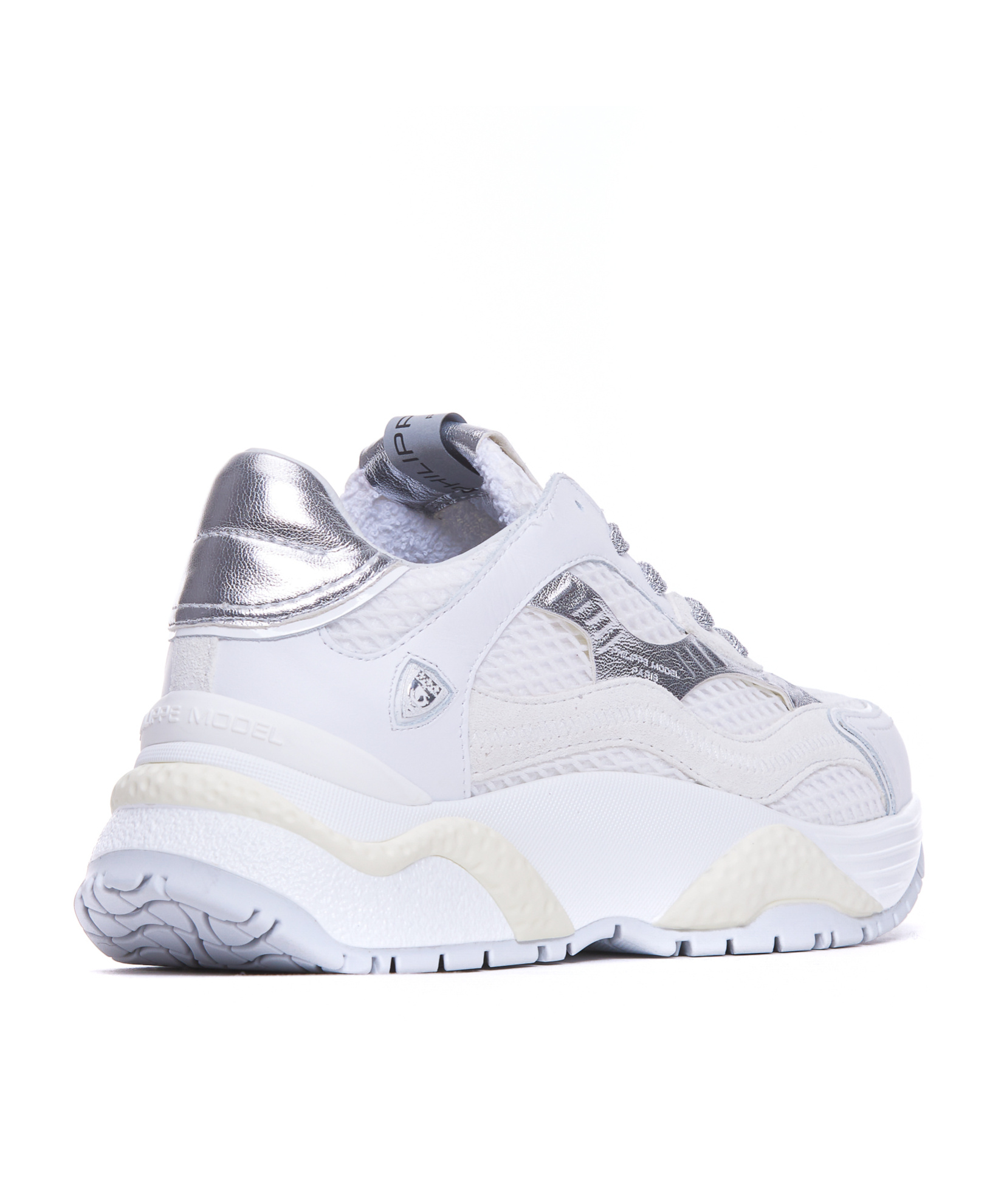 Philippe Model Laced Sneakers In White