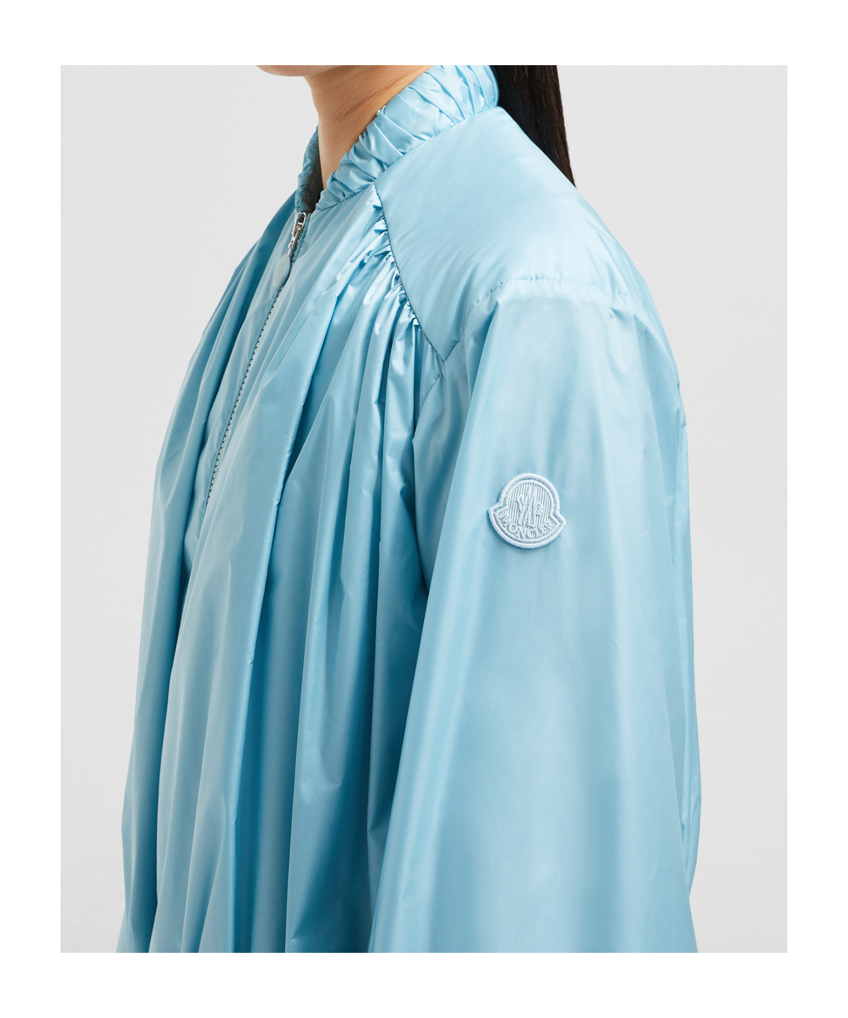Shop Moncler Chazeron Bomber Jacket In Blue