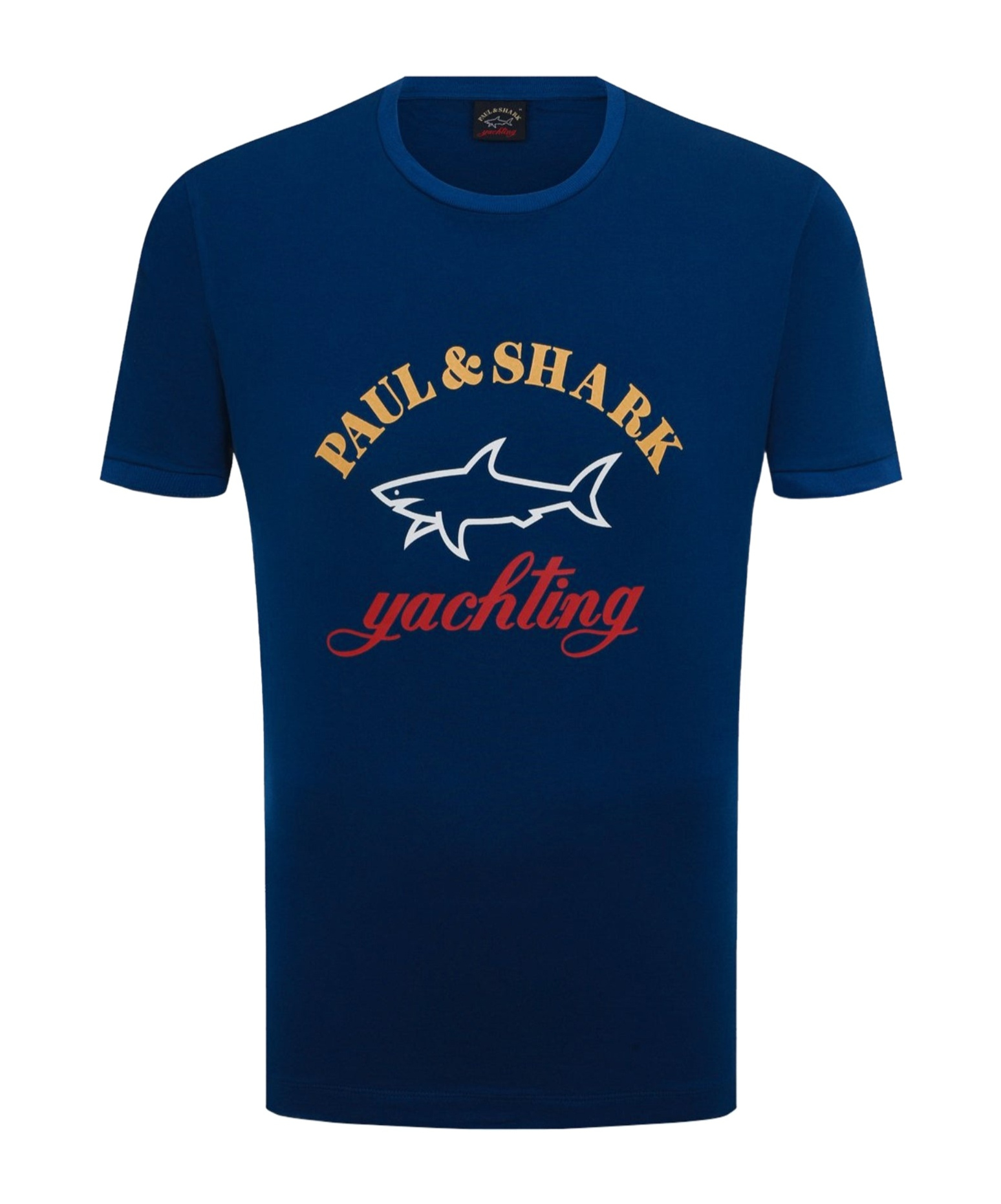 Shop Paul & Shark Item O-neck Short-sleeved T-shirt In Blue
