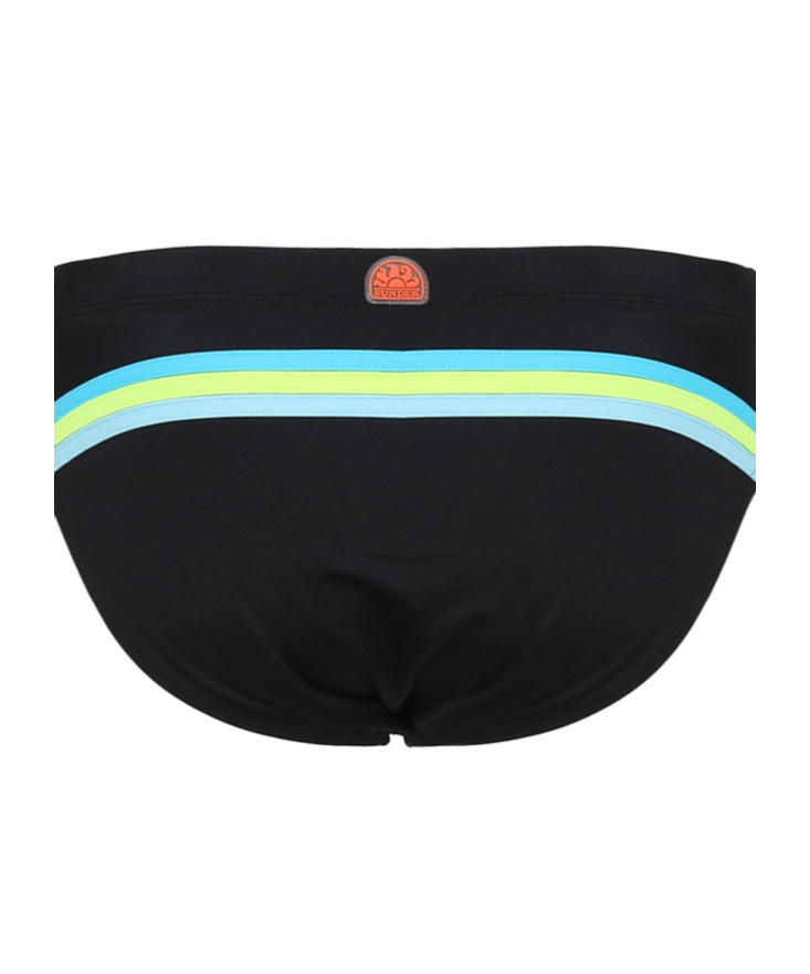 Sundek Elastic Waist Briefs In Black