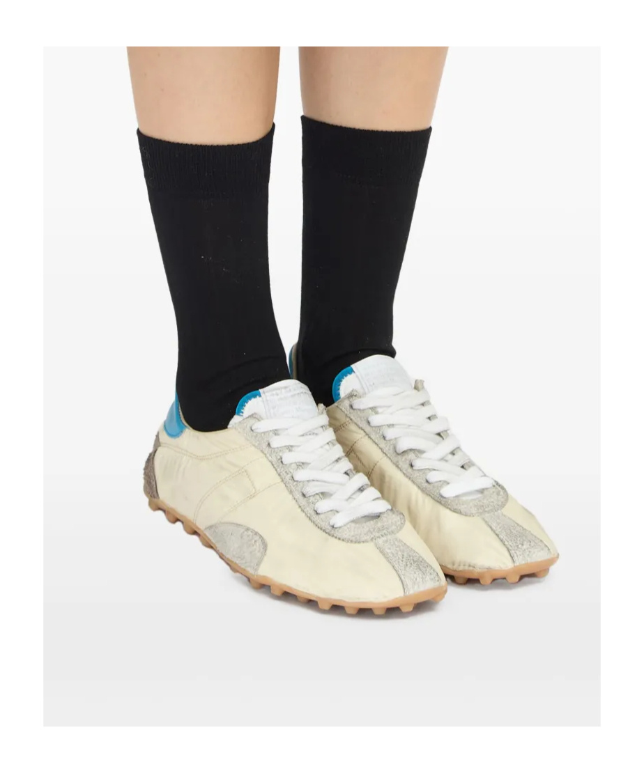 Maison Margiela Studded Sole Low Top Sprinters In White
