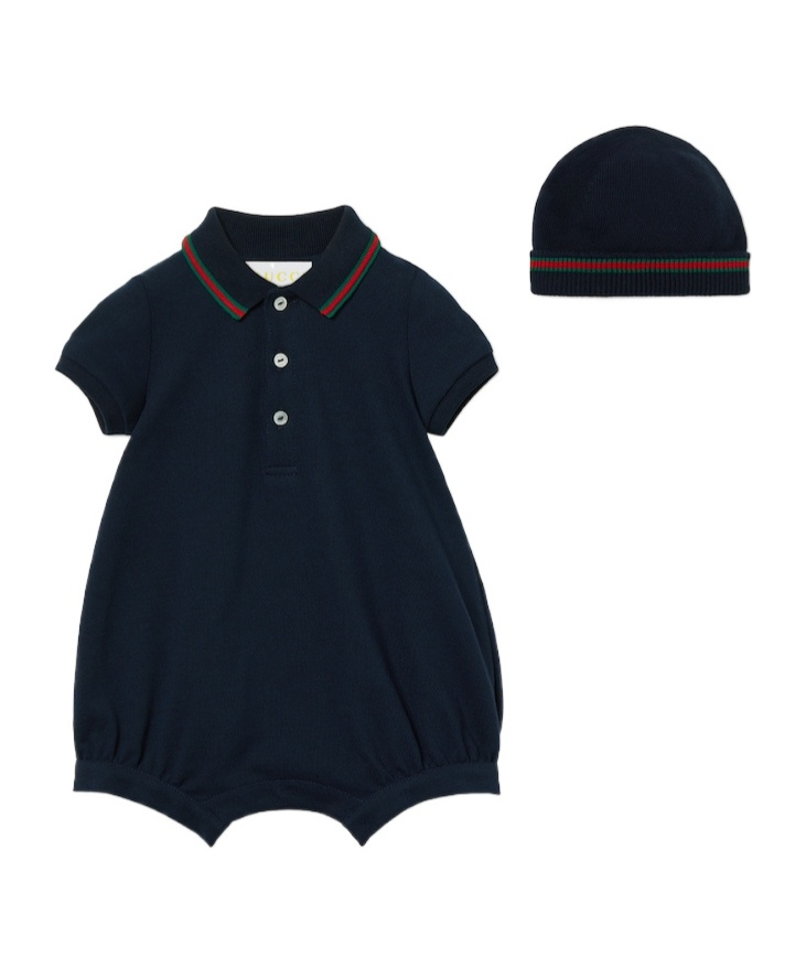 Gucci Two-piece Hat And Jumpsuit In Black