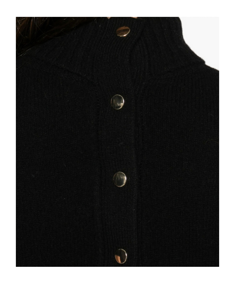 Carven Long-sleeved Knitted Cardigan In Blue