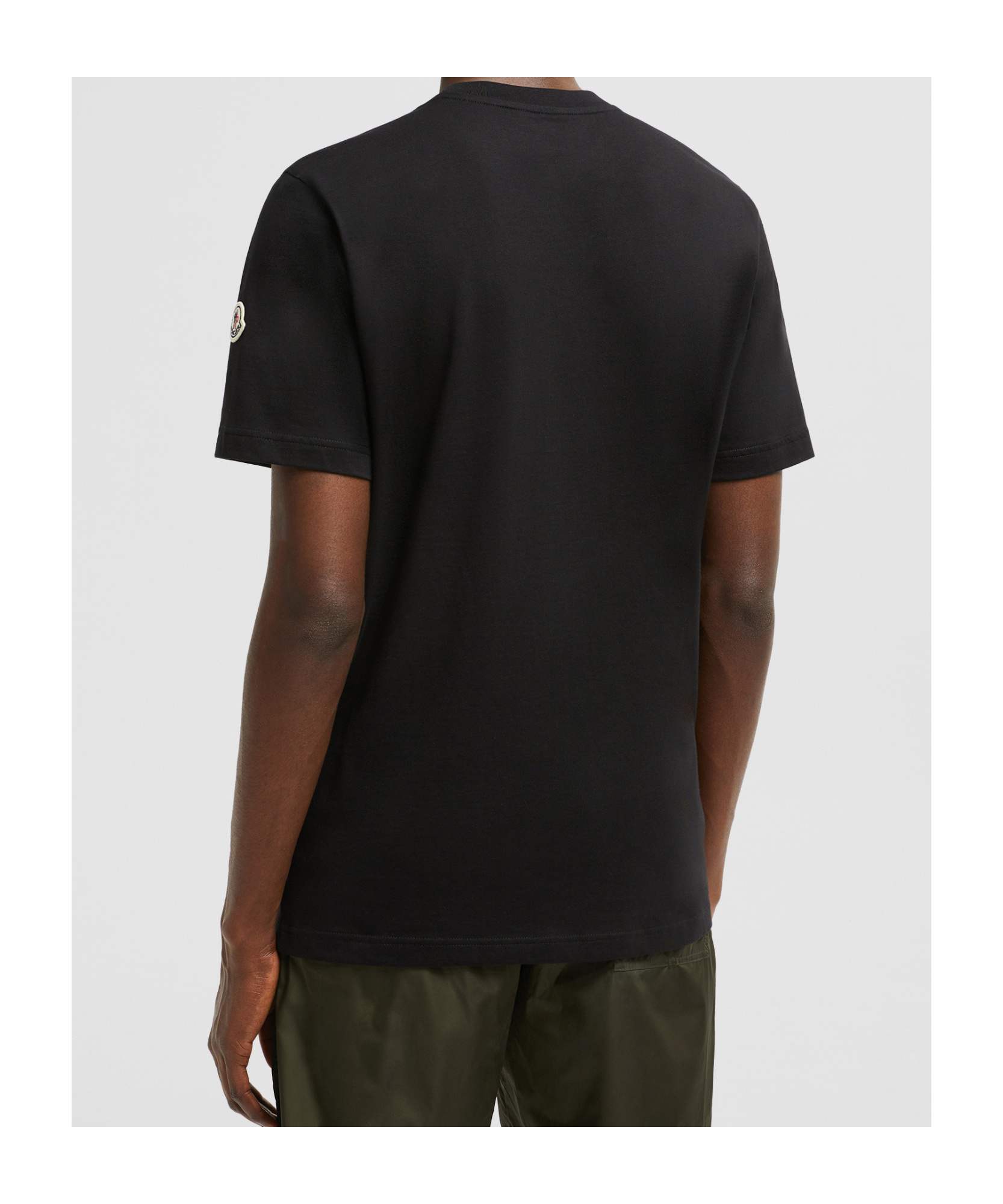 Moncler Short-sleeved T-shirt In Black