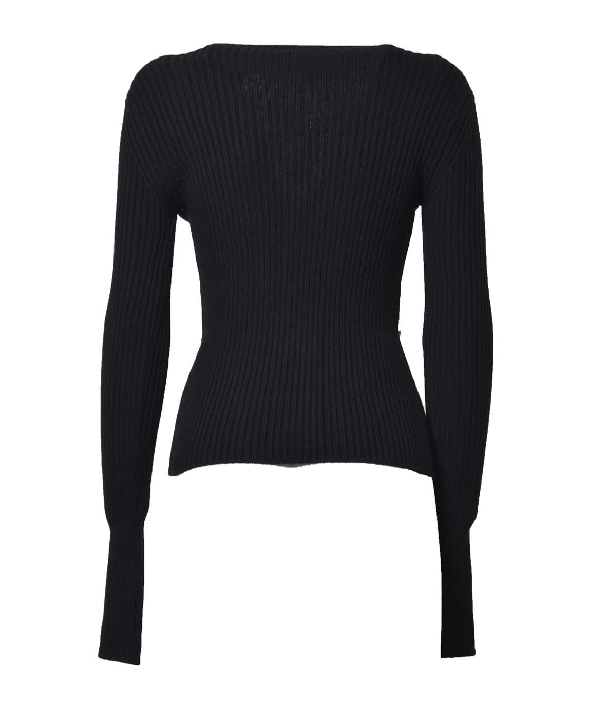 Giuseppe Di Morabito Lace-up Ribbed-knit Top