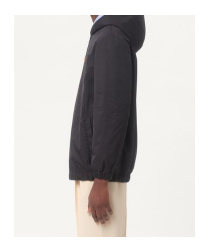 Valentino Garavani Nylon Hooded Jacket With Drawstring