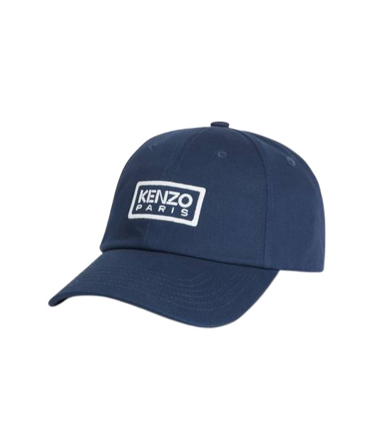 KENZO KENZO LOGO PATCH CURVED-PEAK BASEBALL CAP 