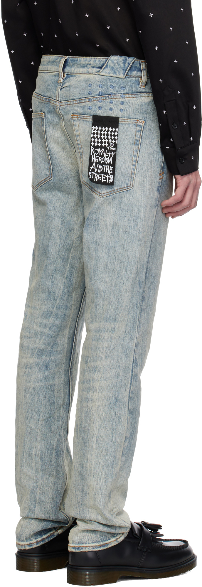 KSUBI DENIM TROUSERS WITH BELT LOOPS