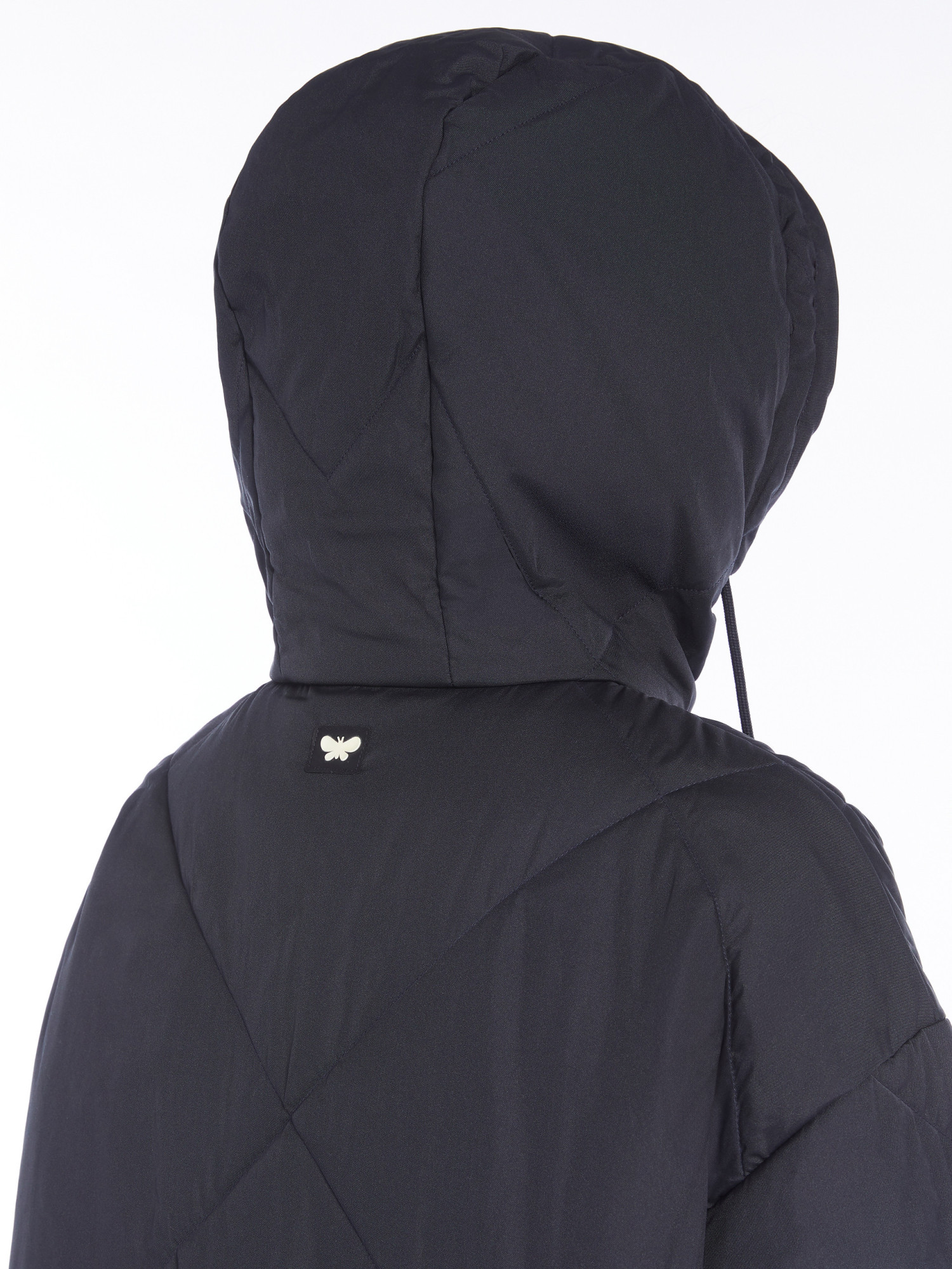 Weekend Max Mara Long-sleeved Down Jacket In Black