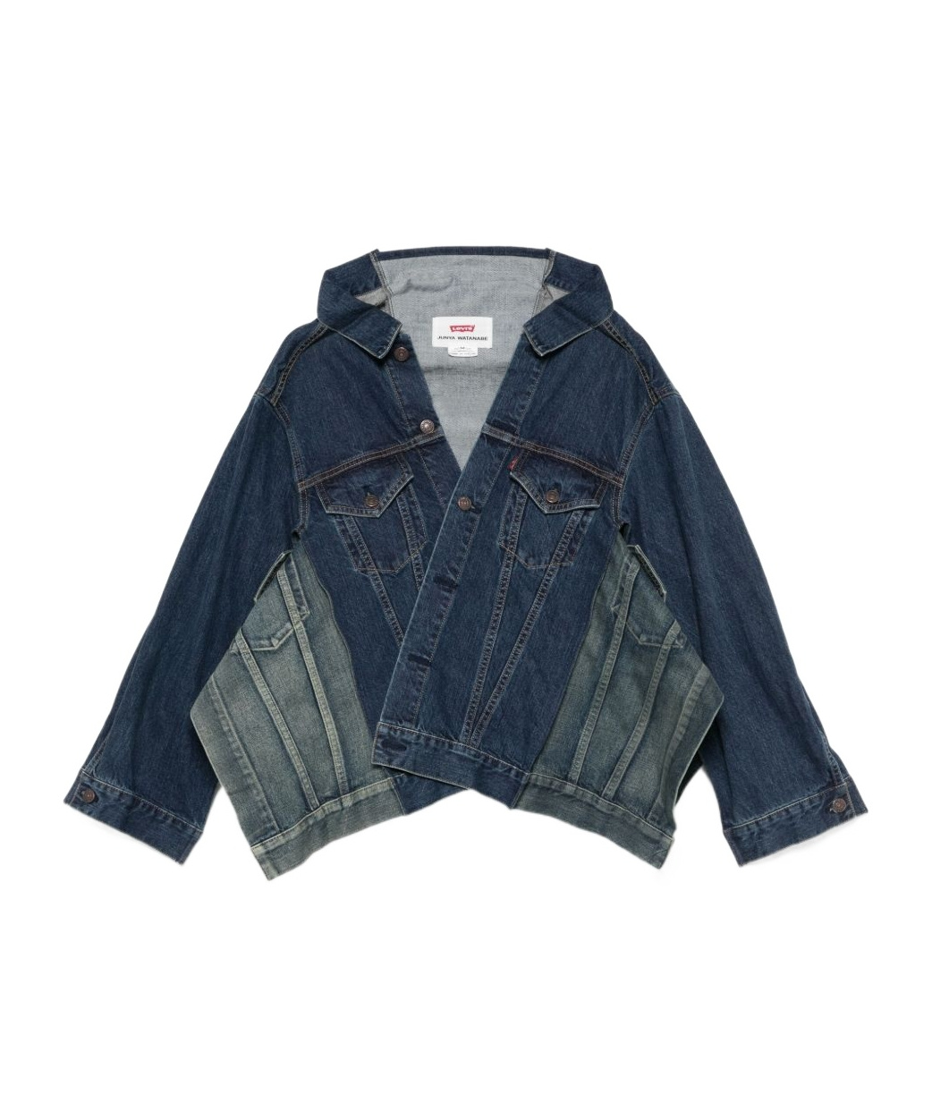 Junya Watanabe Patchwork Denim Jacket With Long Sleeves