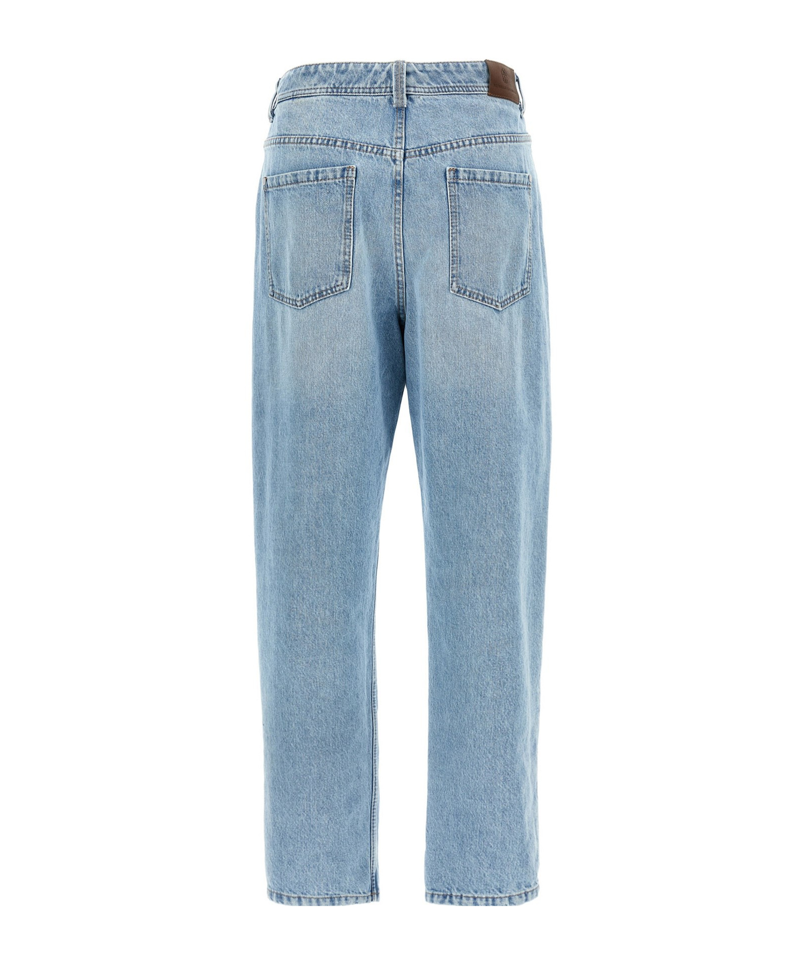 Brunello Cucinelli Belt-loop Jeans In Blue