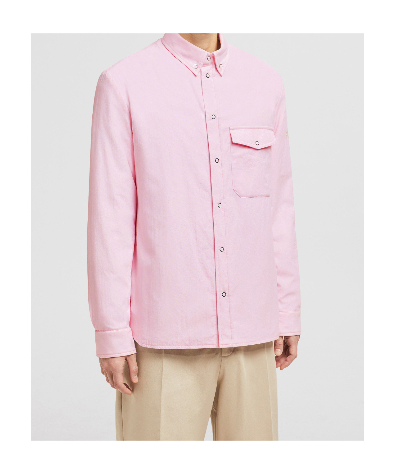 Moncler Surchemise Matelassée X Frgmt In Light Pink