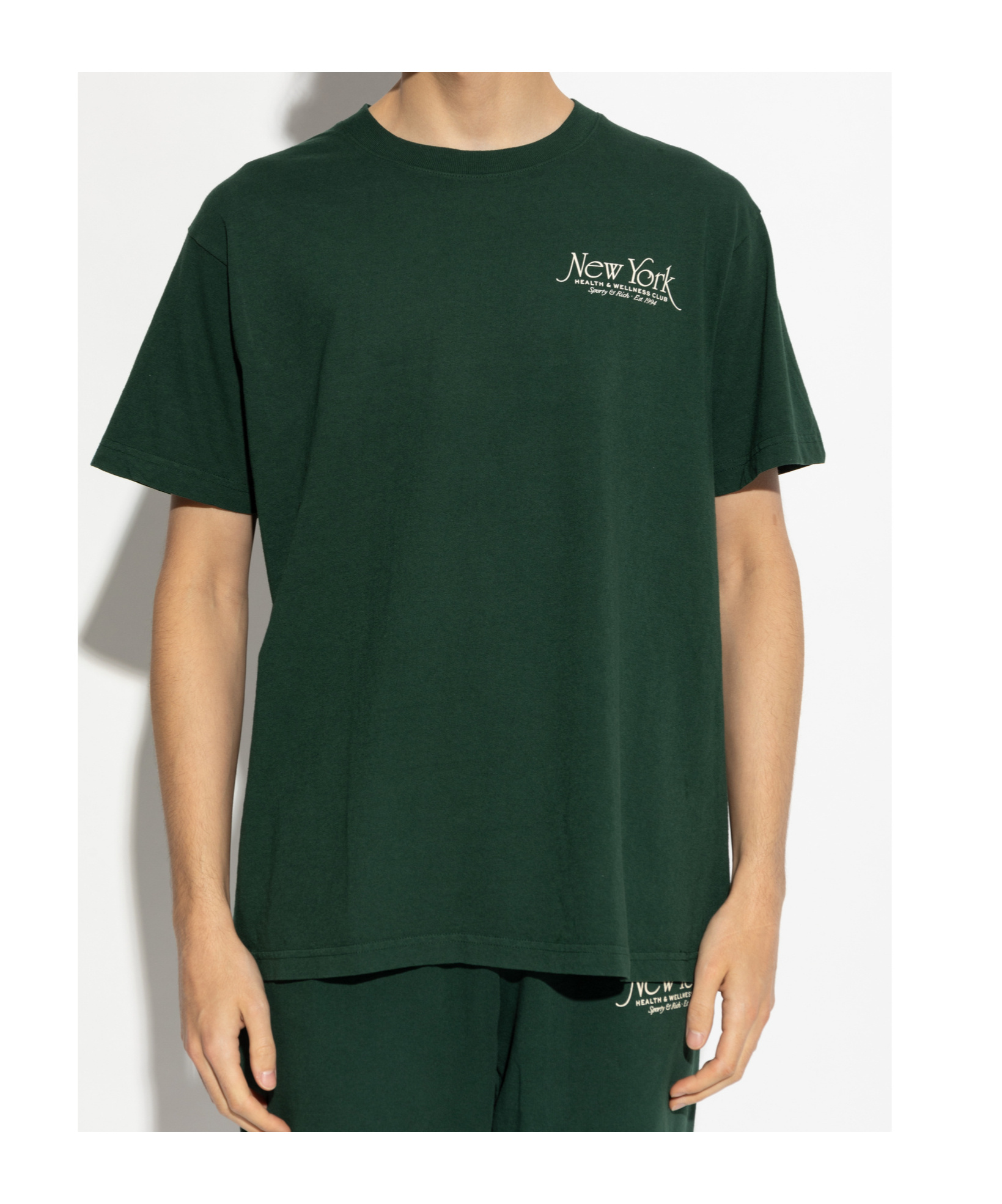 Sporty And Rich Short-sleeved T-shirt In Green
